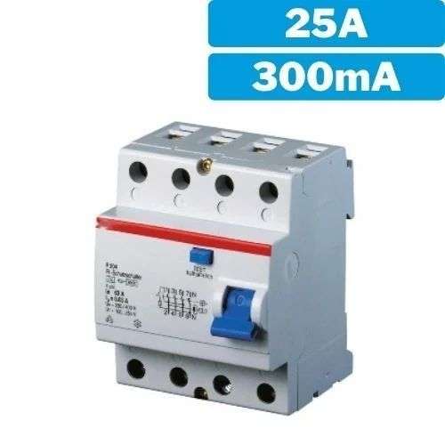 Interruptor diferencial 4P 25A - 300mA