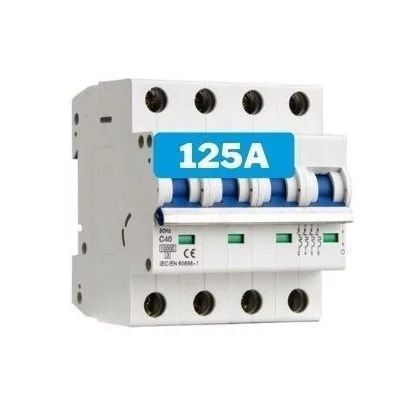 Interruptor magnetotèrmic 125A 4 pols