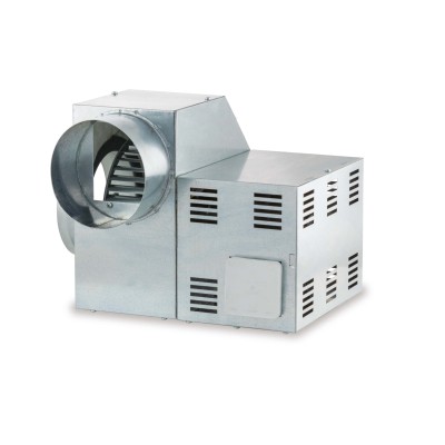 CAEXVEN Caja de Ventilación CALORHOME 750 - 900m3/h con turbina metálica - Distribuye el aire caliente de su chimenea