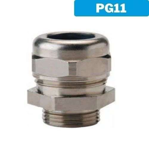 Racor prensaestopas metálico PG11 (Para tubos)
