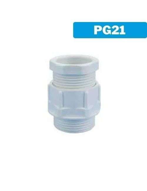 Racor prensaestopas plástico PG21 (Para tubos)