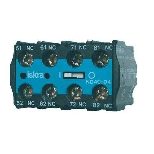 Bloque contactos aux. minicontactor 1NO + 3NC Iskra ND4C-13
