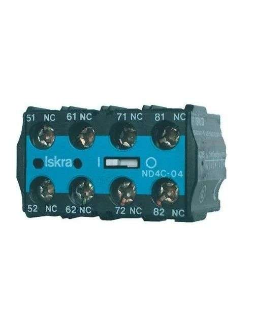 Aux bloc de contactes. mini-connector 1NO + 3NC Iskra ND4C-13