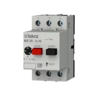 Disyuntor magnetotérmico Iskra MS25 0.1-0.16A