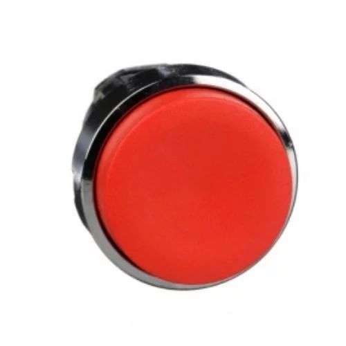 Cabeza de pulsador rasante rojo 22mm