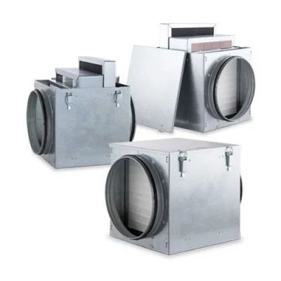 CAEXVEN Caja portafiltros de acero galvanizado tipo panel para purificación del aire - elimina partículas y olores