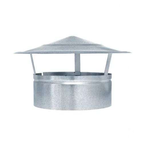Sombrerete Fijo en acero galvanizado para estufas y chimeneas de leña | Serie lisa - Serie Helicoidal