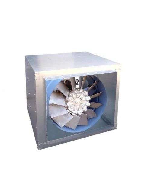 Ventilador helicoidal tubular en caja insonorizada 400ºC 2h Helipack Trifásico hélices de aluminio