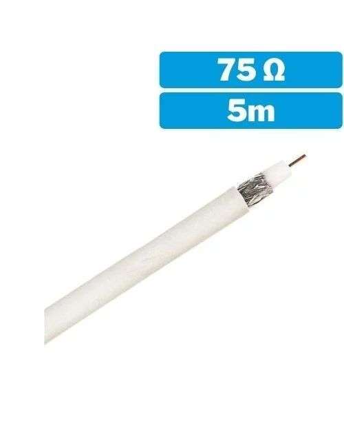 CABLE COAXIAL TV 75o - 5m